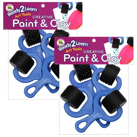 Ready 2 Learn Heavy Duty Paint and Clay Explorer Roller Set, PK2 CE6759